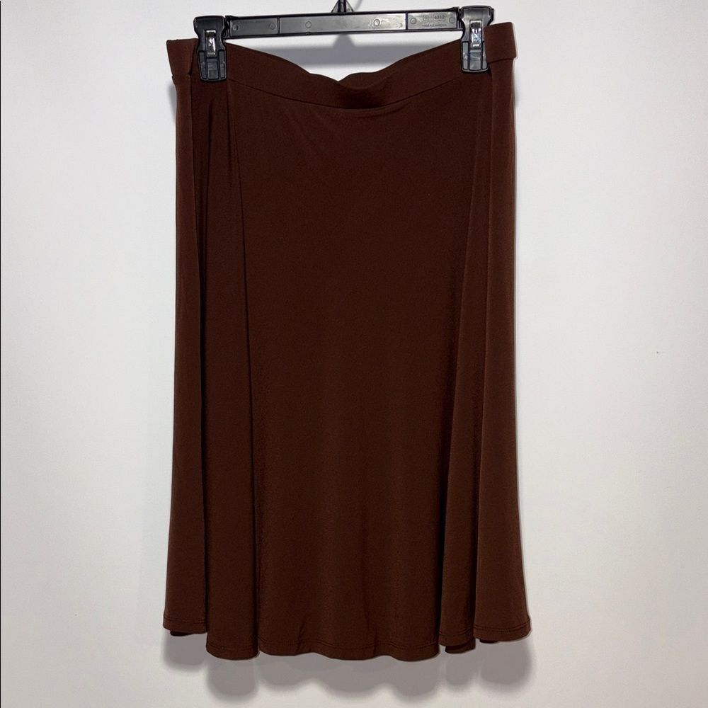 George Chocolate Brown A-Line Skirt
